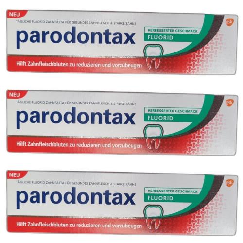 3 x parodontax Zahncreme fluorid Tube 75ml