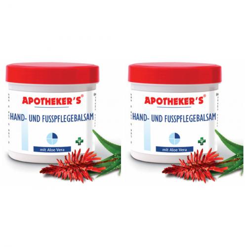 2 x Apothekers Creme 250ml - Auswahl: Hand und Fussbalsam