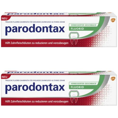 2 x parodontax Zahncreme fluorid Tube 75ml